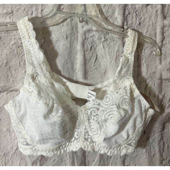 NWT Amoena 'Jasmin' Soft Lace Non-Wired Bra 38 A Pocketed Mastectomy Bra - Picture 1 of 5